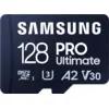 Image de Samsung PRO Ultimate Bleu 128 Go Carte microSD - MB-MY128SA/WW Bleu