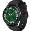 Image de Samsung Galaxy Watch 6 Classic 47 mm Boîtier en acier inoxydable noir Bracelet Cuir S/M graphite [Wi-Fi] en occasion ou reconditionné