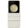 Image de Coque en simili cuir pour Samsung Z Flip 5 Crème