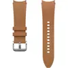 Image de Samsung Hybrid Eco (20 mm, Cuir écologique, Fluoroélastomère), Sangles de montre, Marron