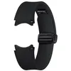 Image de Bracelet hybride en simili cuir pour Samsung Galaxy Watch Series 115 mm S/M Noir