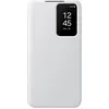 Image de Etui Folio Smart Clear View avec porte-carte pour Samsung Galaxy S24 Gris Clair