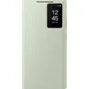 Image de Etui Folio Smart Clear View avec porte-carte pour Samsung Galaxy S24 Ultra Gris Clair