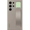 Image de Coque en silicone avec lanière pour Samsung Galaxy S24 Ultra Taupe