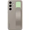 Image de Coque en silicone avec lanière pour Samsung Galaxy S24+ Taupe