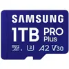 Image de Samsung PRO Plus (1000 Go, microSDXC, U3, UHS-I), Carte mémoire, Bleu