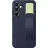 Image de Coque en silicone avec lanière pour Samsung Galaxy A55 5G Bleu foncé