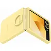 Image de Coque en silicone avec anneau Samsung pour Samsung Galaxy Z Flip 6 Jaune