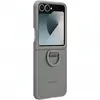 Image de Étui Samsung Étui en Silicone Avec Anneau Pour Galaxy Z Flip6 Gris
