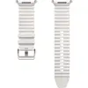 Image de Samsung Bande PeakForm (22 mm, Caoutchouc, Caoutchouc, Caoutchouc nitrile, Nitrile, Nylon), Sangles de montre, Beige, Blanc
