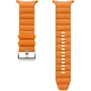Image de Samsung Bande PeakForm (22 mm, Caoutchouc nitrile et nylon tissé), Sangles de montre, Orange
