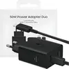 Image de Adaptateur Secteur Samsung Duo 2x USB-C 50W Chargeur Mural - Noir