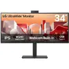 Image de LG UltraWide 34BA85QE-B (3440 x 1440 pixels, 34"), Moniteur, Noir