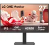 Image de LG 27" 27BA54QB-B QHD DP HDMI IPS 16:9 HDR10 (2560 x 1440 pixels, 27"), Moniteur, Noir