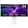 Image de Ecran PC gaming LG UltraGear OLED 34GX90SA-W 34" Incurvé WQHD Blanc
