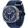 Image de Samsung Galaxy Watch Ultra (2025) 47 mm Boîtier en titane couleur bleu titane avec bracelet Sport Extrême bleu [Wi-Fi + Cellulaire] en occasion ou reconditionné