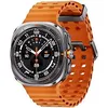 Image de Samsung Galaxy Watch Ultra (2025) 47 mm Boîtier en titane couleur gris titane avec bracelet Sport Extrême orange [Wi-Fi + Cellulaire] en occasion ou reconditionné