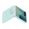 Image de Coque en silicone avec anneau selfie Vert d'eau pour Samsung Galaxy Z Flip 7