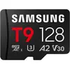 Image de Samsung T9 microSD memory card 128GB up to 200 MB/s read and 130 MB/s write MB-MH128T/WW (128 Go, microSDXC, U3, UHS-I), Carte mémoire, Noir