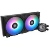 Image de Zalman ALPHA28 Black CPU Liquid Cooler 280mm Radiator 2 x 140 mm Fan ARGB pump Dual, Refroidissement liquide CPU, Noir