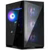 Image de Zalman Boitier Moyen Tour E-ATX Z9 Iceberg MS RGB avec panneau vitré (Noir) (ATX, mATX, Mini-ITX), Boîtier PC, Noir
