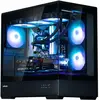 Image de SoundMagic Boitier Mini Tour Micro ATX P30 RGB avec panneaux vitrés (Noir), Boîtier PC, Noir
