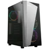 Image de Zalman S4 Plus - Tour - ATX - panneau latéral fenêtré (acrylique) - pas d'alimentation (ATX) - noir - USB/Audio