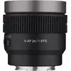 Image de Samyang V-AF 24mm T1.9, Sony E (Sony E, APS-C / DX, Plein format), Objectif, Noir