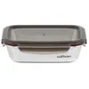 Image de Cuitisan   Boite alimentaire rectangulaire en inox compatible au micro-ondes   1100ml