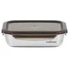 Image de Cuitisan   Boite alimentaire rectangulaire en inox compatible au micro-ondes   1900ml