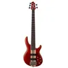 Image de Cort Artisan A5 plus FMMH - Rouge cerise pores ouverts - Guitare basse 5 cordes
