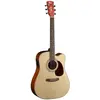Image de Cort Guitars MR500E Open Pore électrique-acoustique westerngitaar (Guitare western, Corps : Épicéa massif, Fond et éclisses : Acajou laminé, Touche : Ovangkol), Guitare, Marron