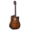Image de Cort CORE-DC - Guitare électro-acoustique - Noir dégradé pores ouverts (+ soft case)