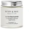 Image de Mary&May, Masque pour le visage, MARY & MAY - Brightening Face Mask Lemon Niacinamide Glow Wash off Pack 125 g (125 g)