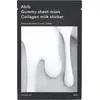 Image de Abib, masque en feuille de beauté en gelée gélifiée, sticker lait collagène, 1 masque en feuille, 27ml (0,91 fl oz)