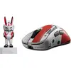 Image de Pulsar Gaming Gears Xlite V4 - Mini Size 1 (Filaire, Sans fil), Souris, Blanc, Rouge