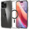 Image de Spigen Ultra Hybrid MAG iPhone 16 Pro Max MagSafe graphite ACS07999 (Apple iPhone 16 Pro Max), Coque pour téléphone portable, Gris, Transparent