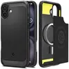 Image de Spigen Étui Rugged Armor Mag Magsafe pour iPhone 16 Plus 6,7" noir mat (Apple iPhone 16 Plus), Coque pour téléphone portable, Noir