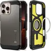 Image de Spigen Tough Armor MAG iPhone 16 Pro MagSafe gunmetal ACS08145 (Apple iPhone 16 Pro), Coque pour téléphone portable, Gris
