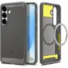 Image de Spigen Rugged Armor Mag MagSafe Hülle für Samsung Galaxy S25   grau (Samsung Galaxy S25), Coque pour téléphone portable, Gris