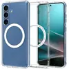 Image de Spigen Ultra Hybrid Magfit (Samsung Galaxy S25), Coque pour téléphone portable, Transparent, Blanc