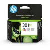 Image de HP 301XL - 6 ml - à rendement élevé - couleur (cyan, magenta, jaune) - original - cartouche d'encre - pour HP DeskJet 1000, 1010, 1050 AiO, 1050A AiO, 1510 AiO, 2000, 2050 AiO, 2050A AiO, 2510 AiO, 2540 AiO, 3000, 3050 AiO, 3050A eAiO, 3510 eAiO series