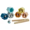 Image de Jouets en bois Plantoys Nid d'abeilles couleurs tendres