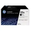 Image de HP 05A - Pack de 2 - noir - original - LaserJet - cartouche de toner (CE505D) - pour LaserJet P2055