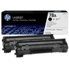 Image de HP 78A - Pack de 2 - noir - original - LaserJet - cartouche de toner (CE278AD) - pour LaserJet Pro M1536dnf, P1566, P1606DN