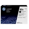 Image de HP 80X - Pack de 2 - à rendement élevé - noir - original - LaserJet - cartouche de toner (CF280XD) - pour LaserJet Pro 400 M401, MFP M425