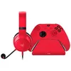 Image de Pack Essential Duo Casque gaming Razer Kaira Rouge + Chargeur Mannette Rouge pour Xbox