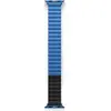 Image de Uniq pasek Revix Apple Watch Series 1/2/3/4/5/6/7/8/SE/SE2 38/40/41mm. Réversible magnétique czarny-ni (41 mm, Acier inoxydable, Silicone), Sangles de montre, Noir, Bleu