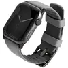 Image de Uniq pasek Linus Apple Watch Series 4/5/6/7/8/SE/SE2 38/40/41mm. Airosoft Silicone szary/chalk grey (38 mm, 40 mm, 41 mm, Acier inoxydable, Silicone, Silicone), Sangles de montre, Gris