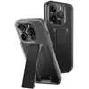 Image de Uniq étui Heldro Mount with Stand iPhone 15 Pro 6.1" dymny/vapour smoke (Apple iPhone 15 Pro), Coque pour téléphone portable, Noir
